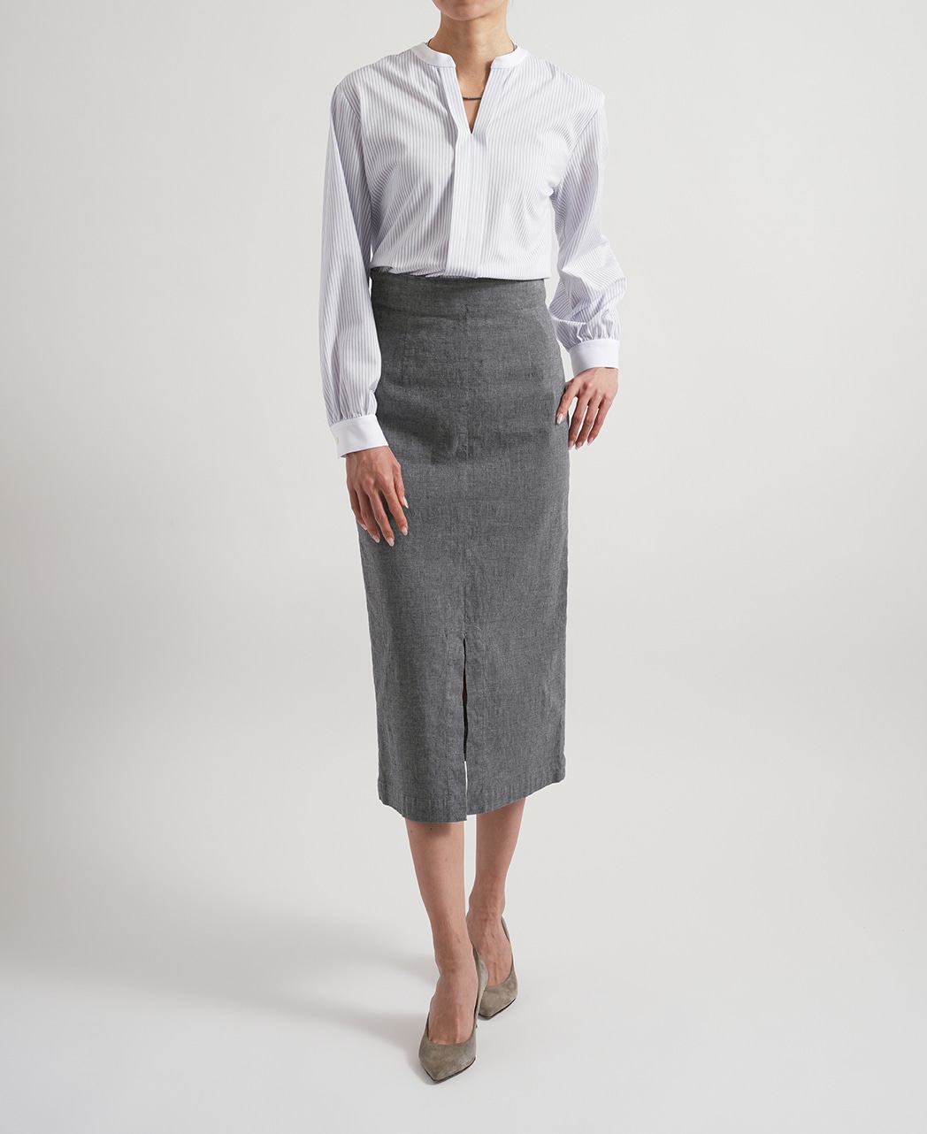 ブラウス / 1月下旬発送予定/J-TECH STRETCH / キーネック