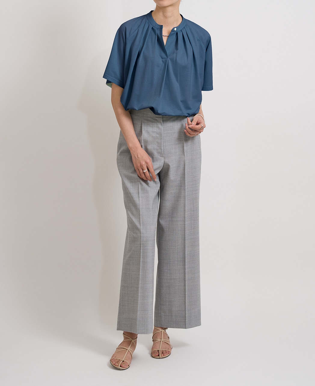 半袖シャツ / 4月下旬発送予定/スタンドタック / プルオーバー