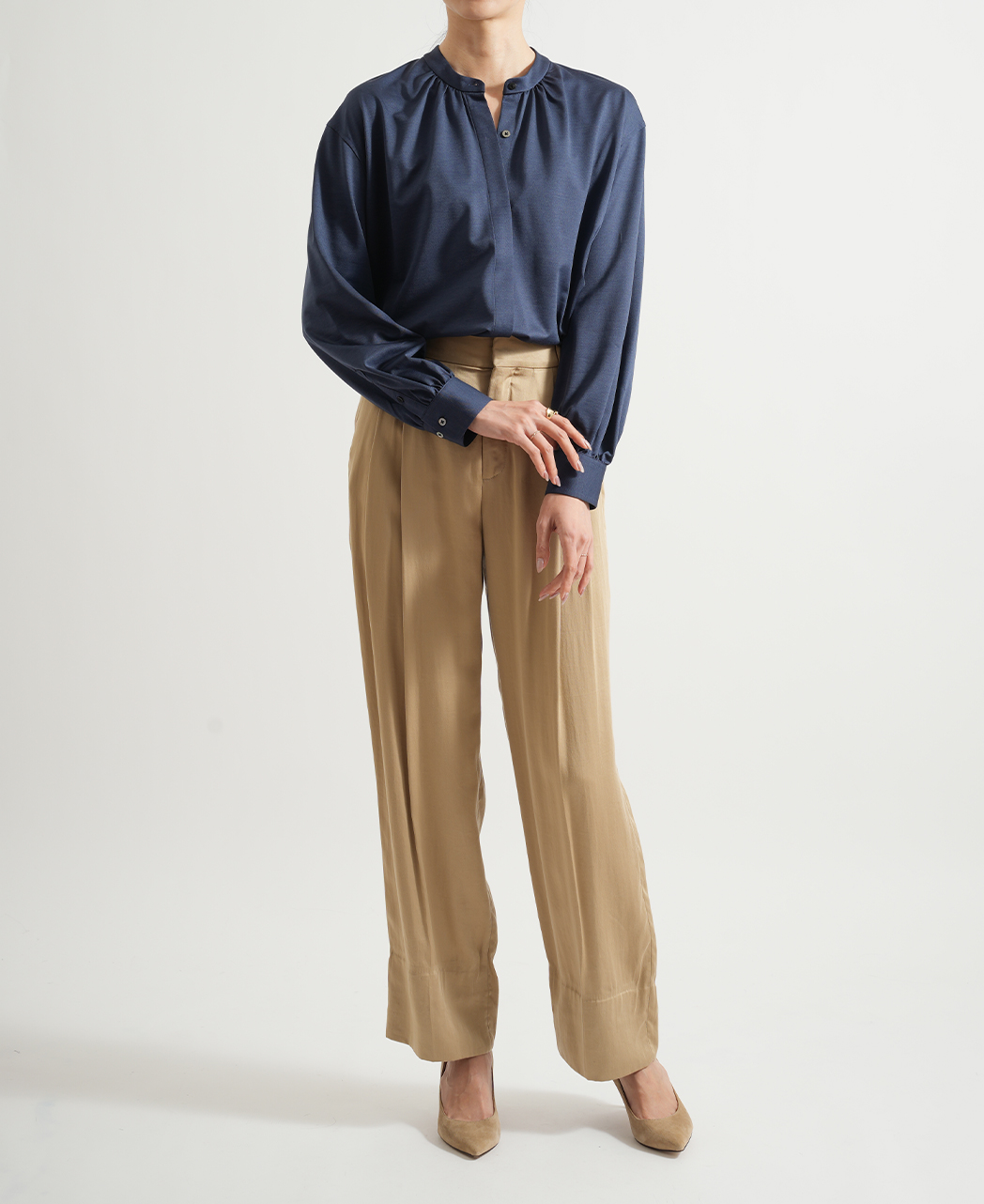 タックブラウス/J-TECH STRETCH