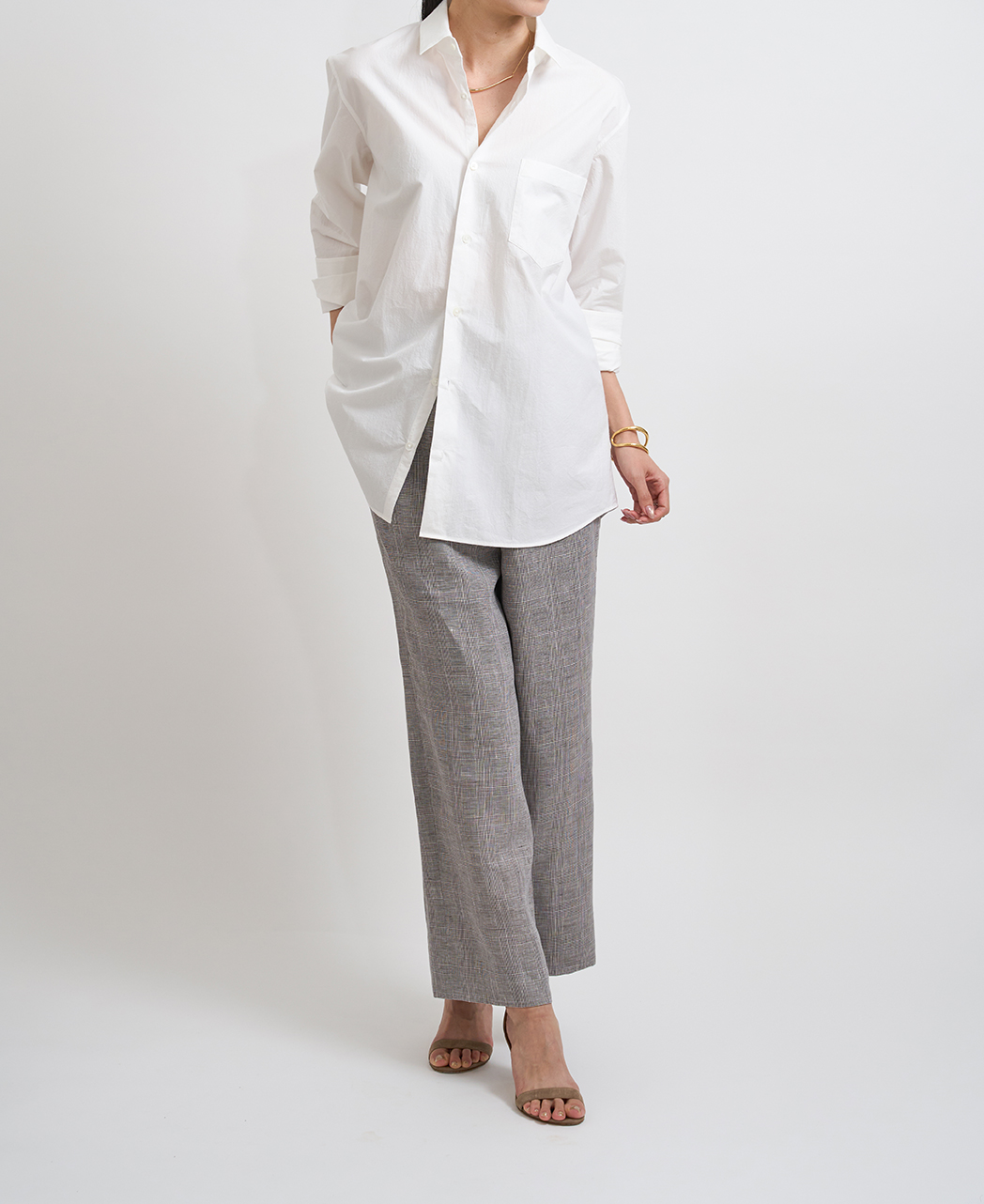 長袖シャツ/近江晒