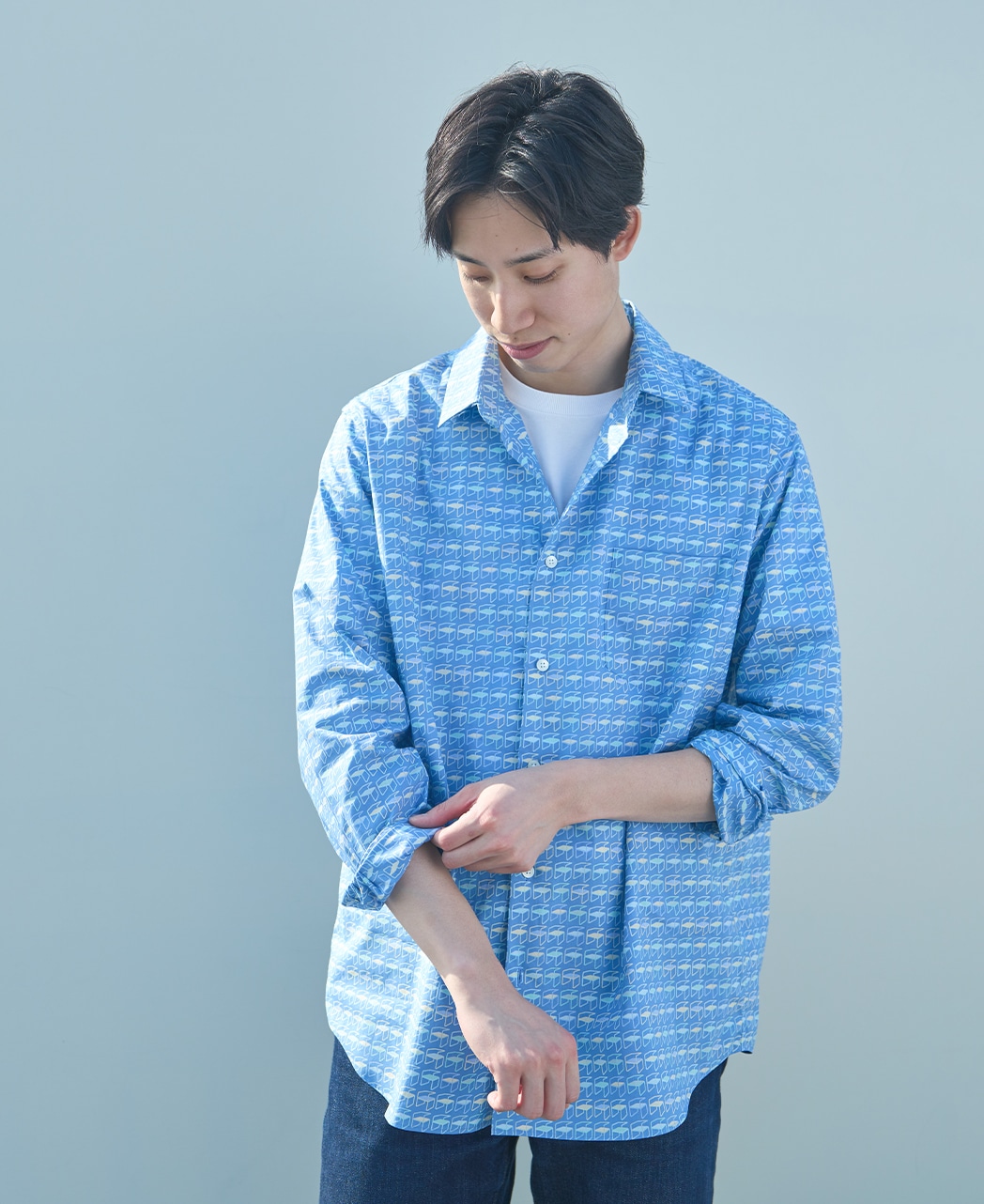 長袖シャツ/リバティ・ファブリックス