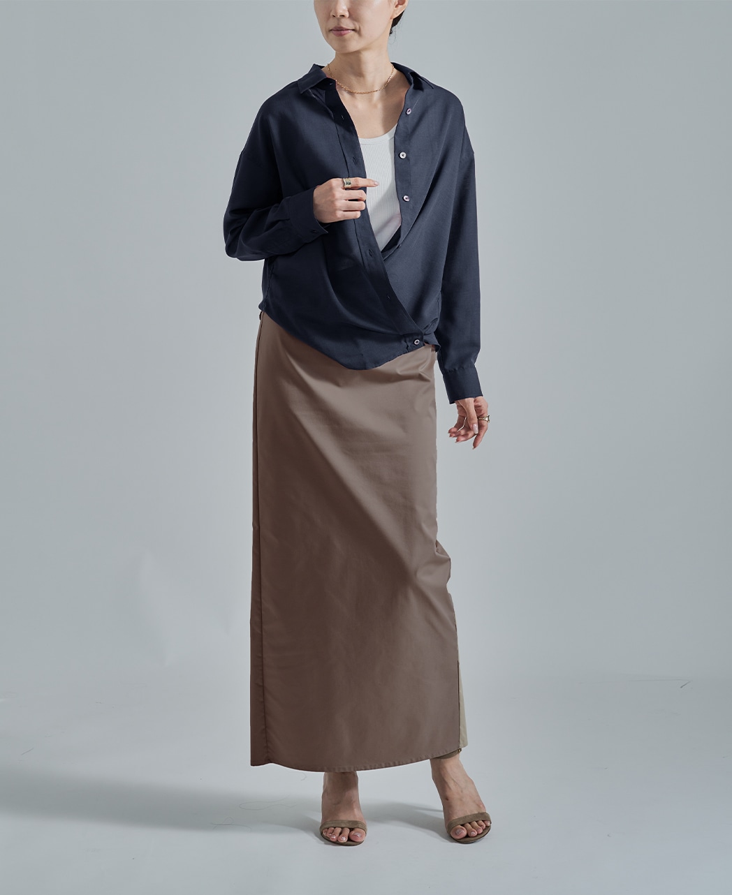 長袖シャツ / 8月下旬発送予定/カシュクール
