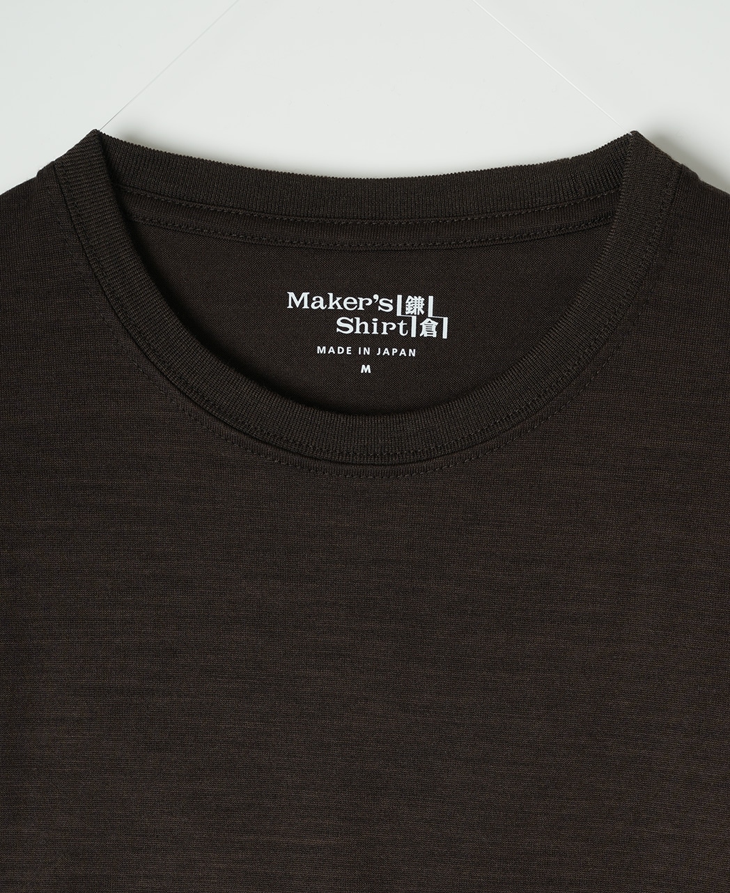 メリノウールTシャツ/ロングスリーブ / ブラウン系