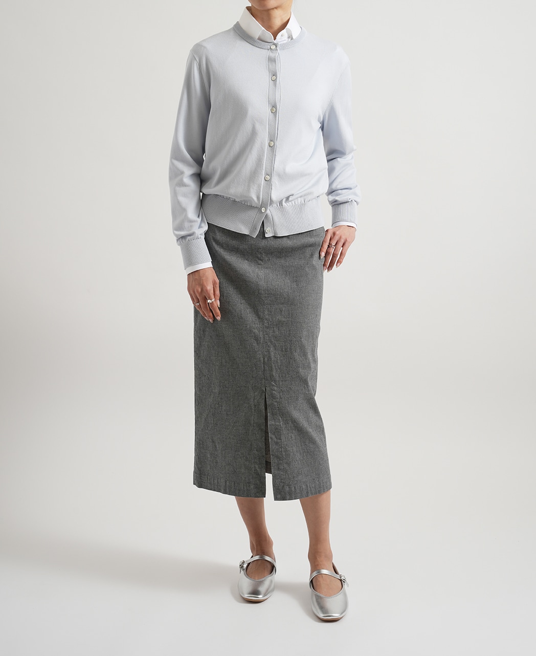 カーディガン / 2月上旬発送予定/コットンニット