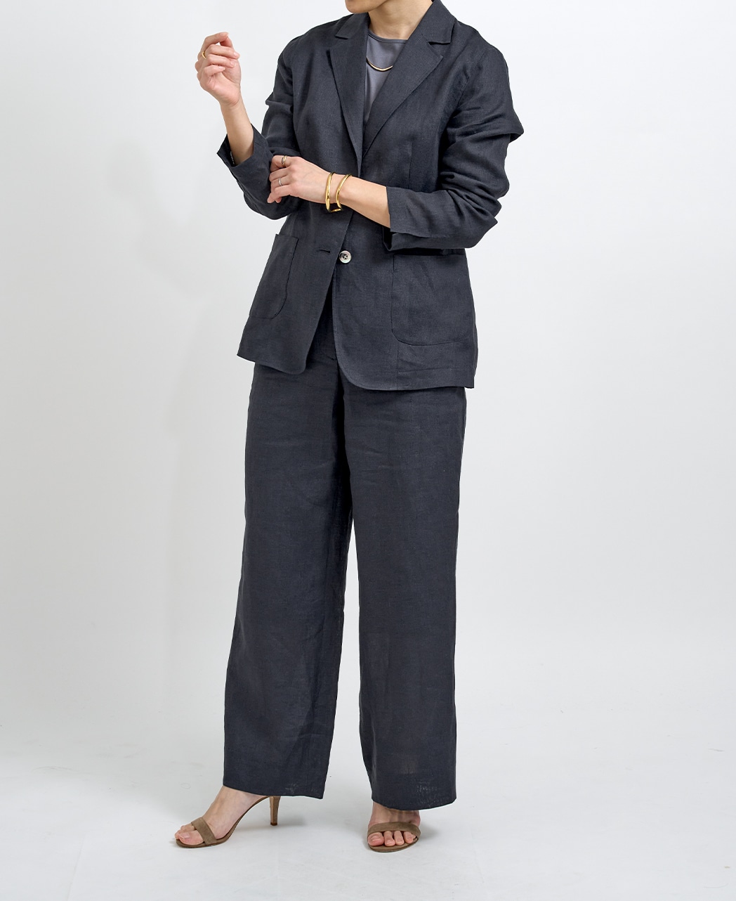 ワイドパンツ/ワイド / セットアップ可能