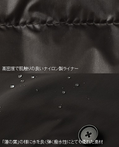 コンバーチブルコート/ダウンライナー付き