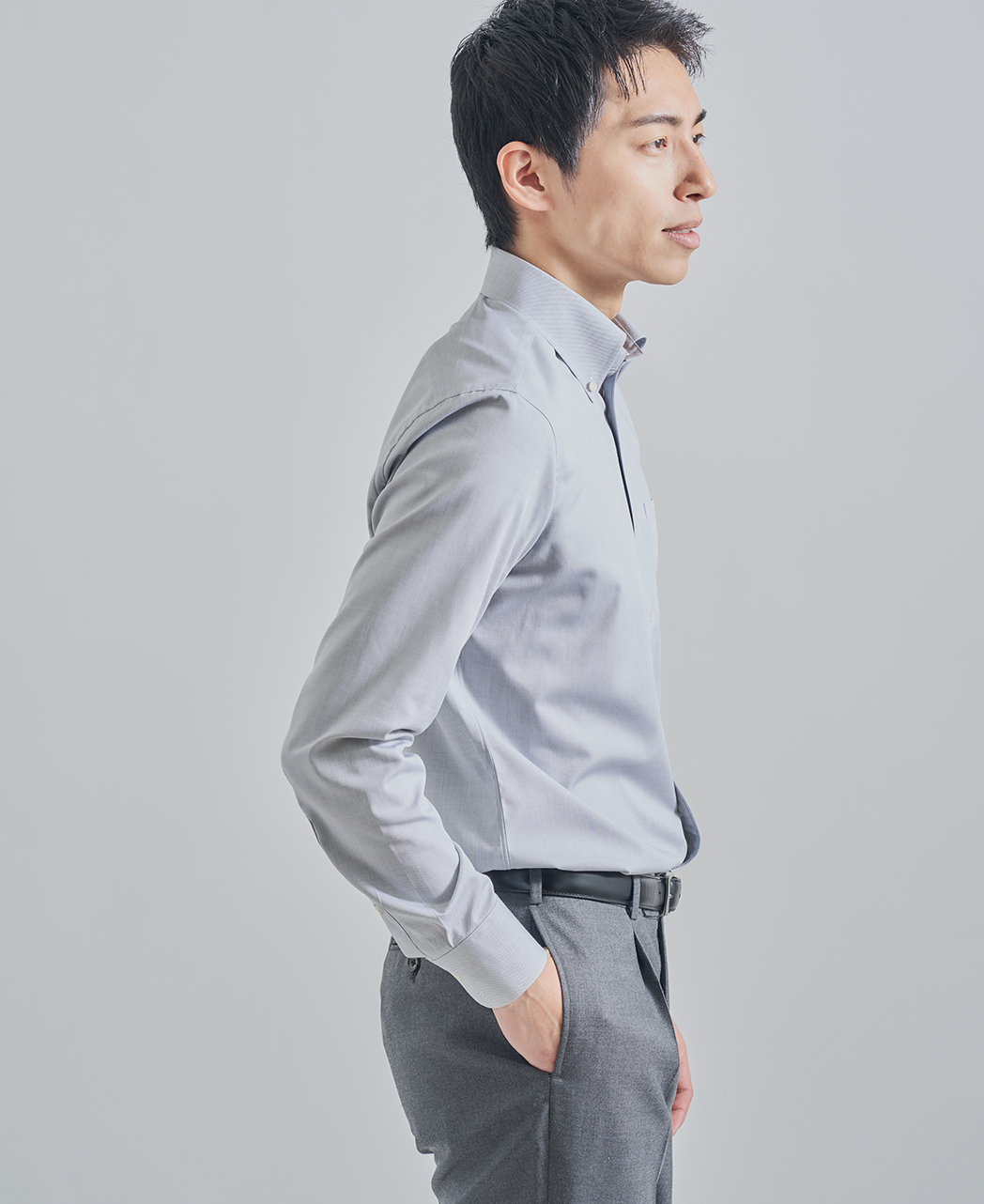 ビジネスシャツ/ピンポイントオックスフォード/イージーケア