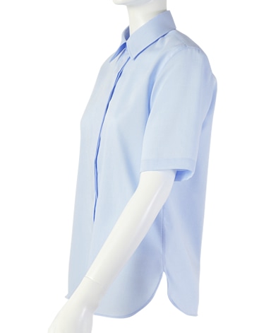 半袖比翼シャツ/SMART CLOTH ドビー