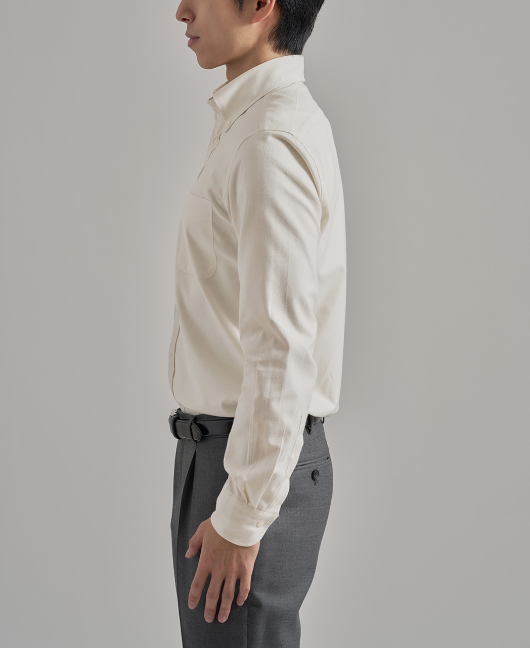 ビジネスシャツ/フランネルオックスフォード