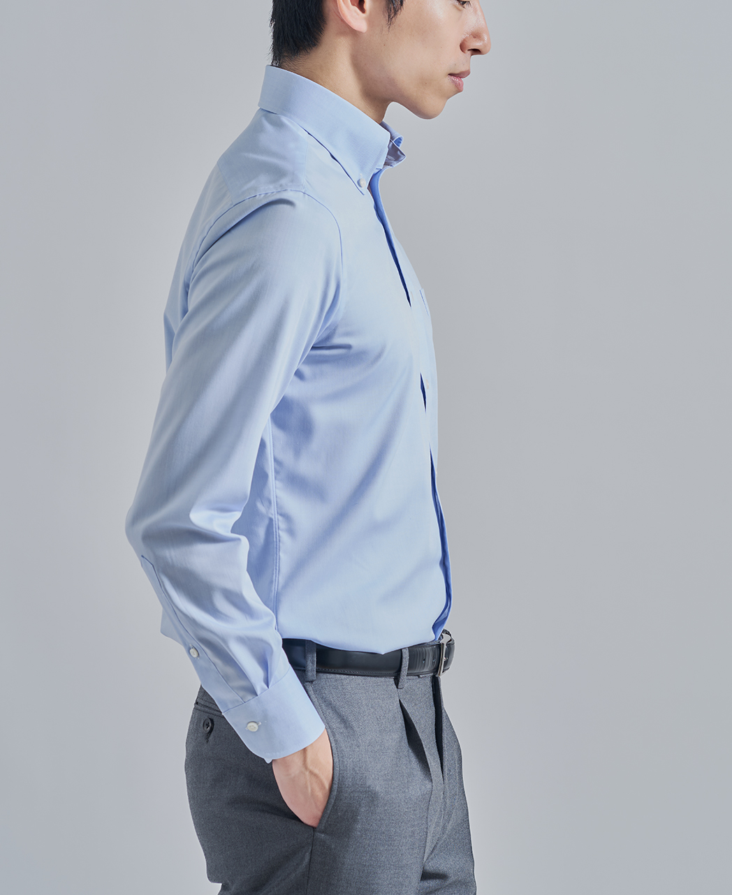 ビジネスシャツ/ピンポイントオックスフォード/イージーケア