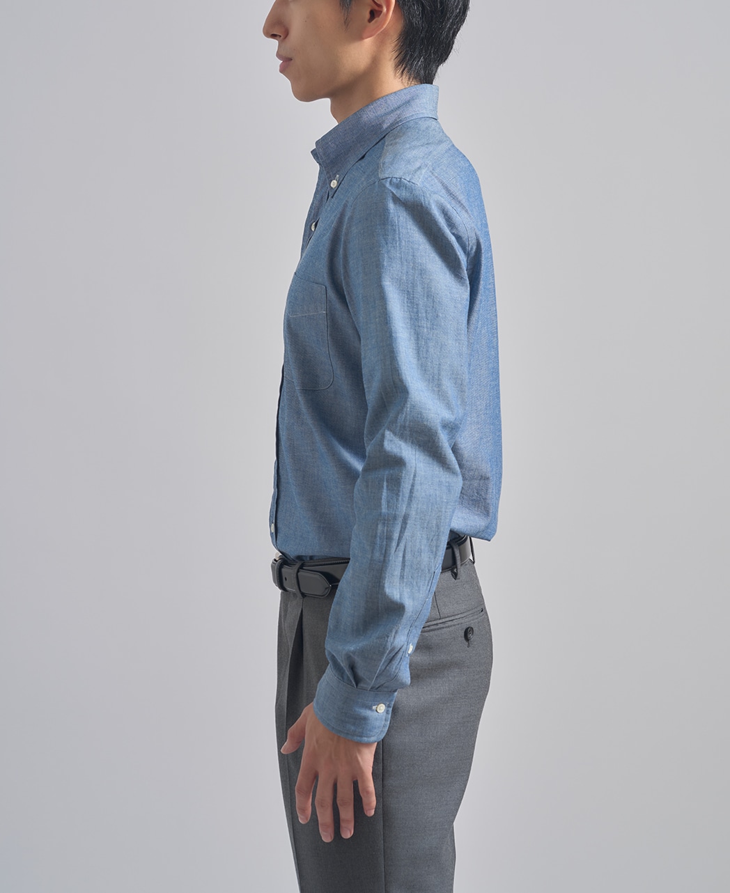 ビジネスシャツ/SPORT/シャンブレー