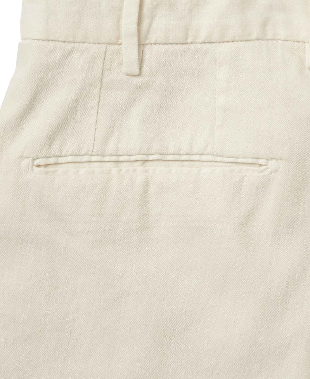 ナポリパンツ(1タック）/リネン/ホワイト系