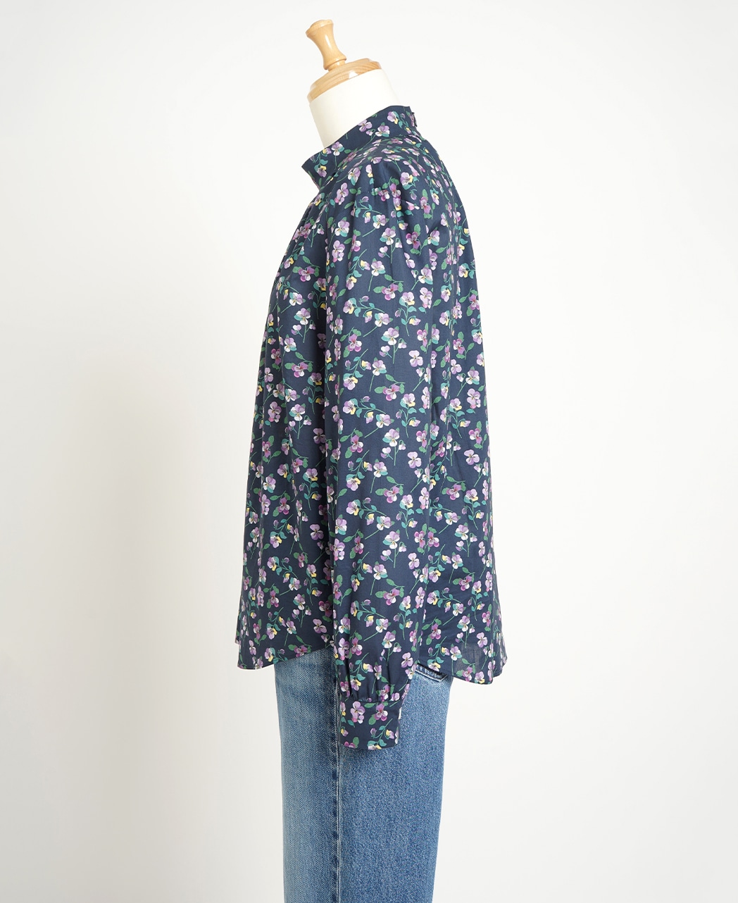 スタンドギャザーブラウス / 11月下旬頃発送予定/リバティ・ファブリックス