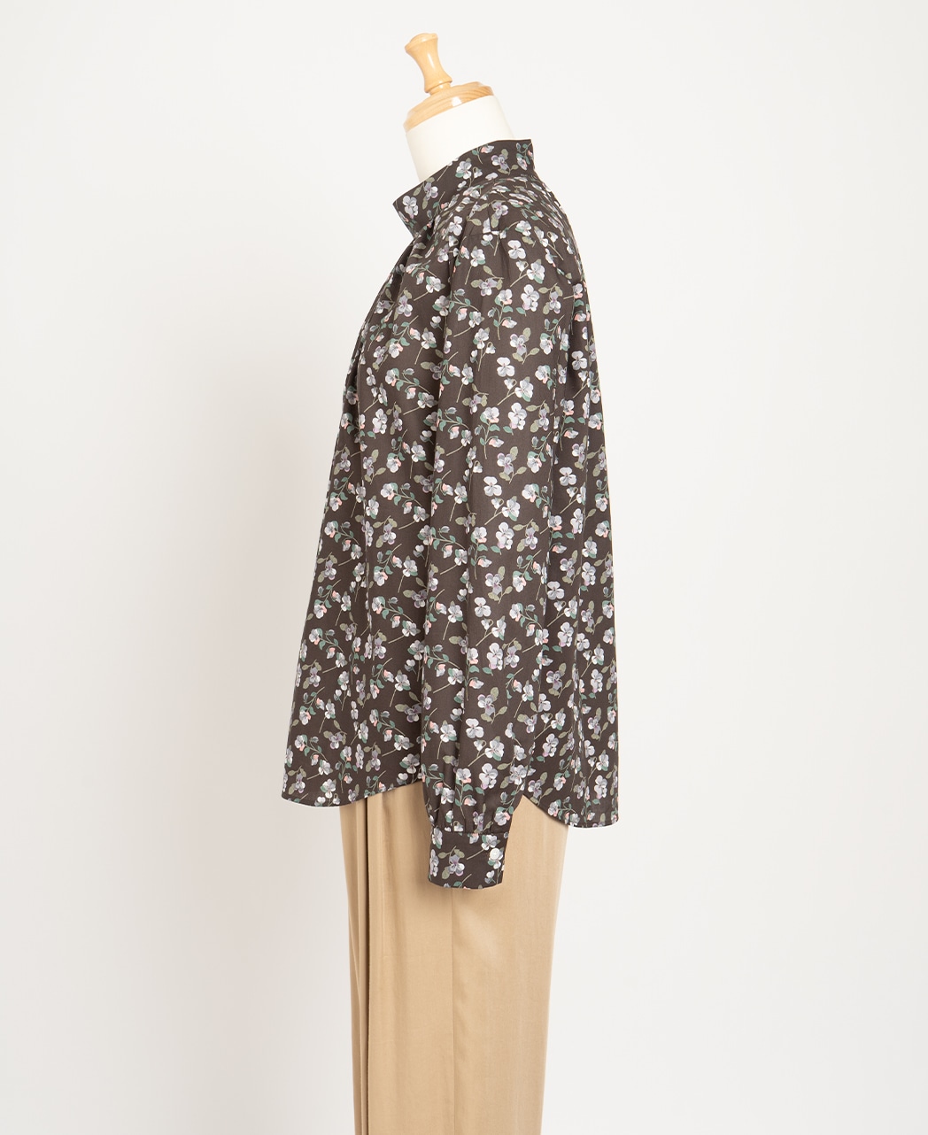 スタンドギャザーブラウス / 11月下旬頃発送予定/リバティ・ファブリックス