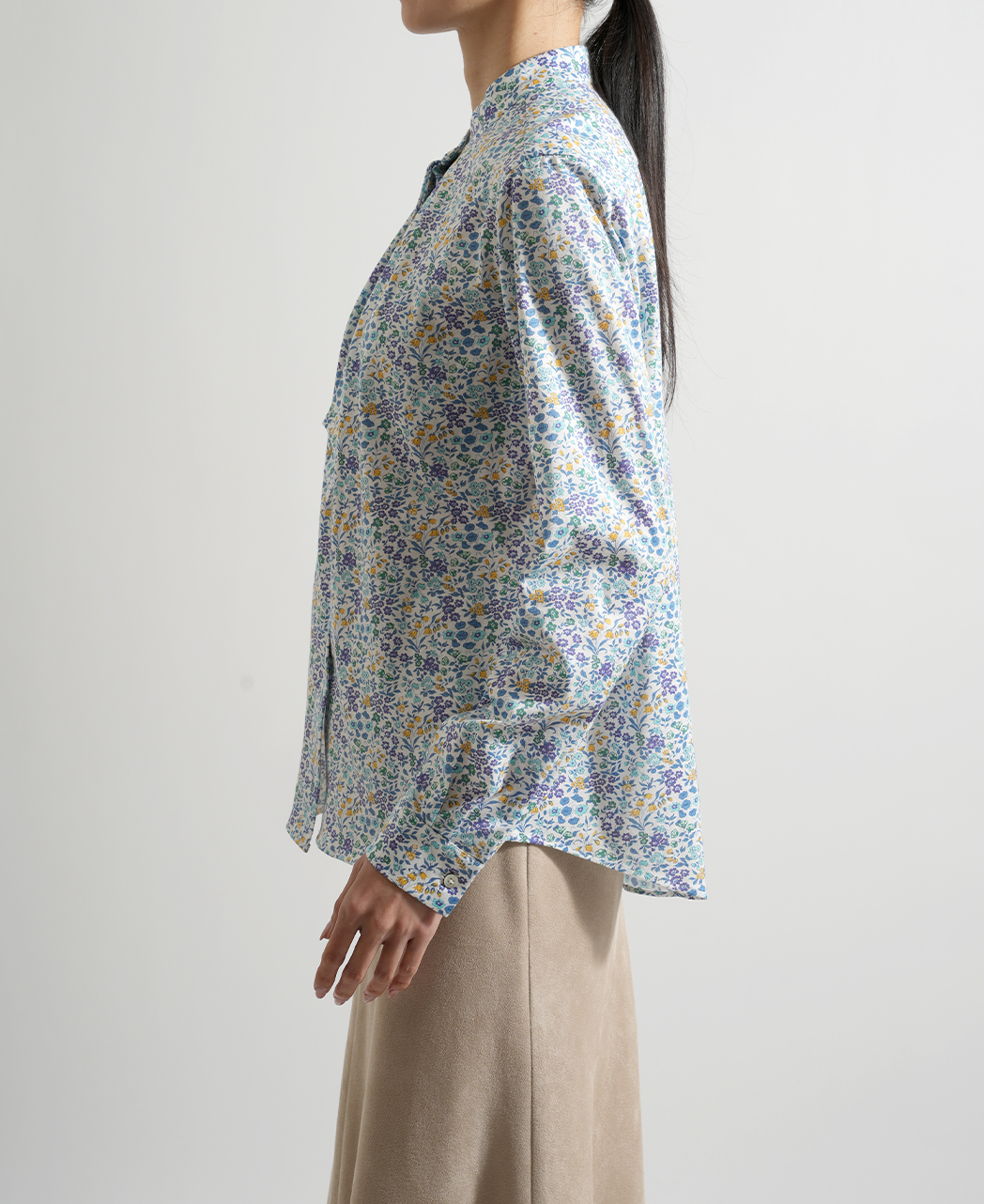 タックタイブラウス / 12月下旬発送予定/リバティ・ファブリックス