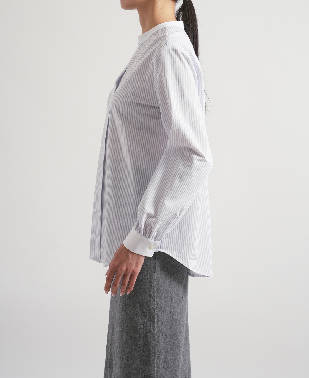 ブラウス / 1月下旬発送予定/J-TECH STRETCH / キーネック