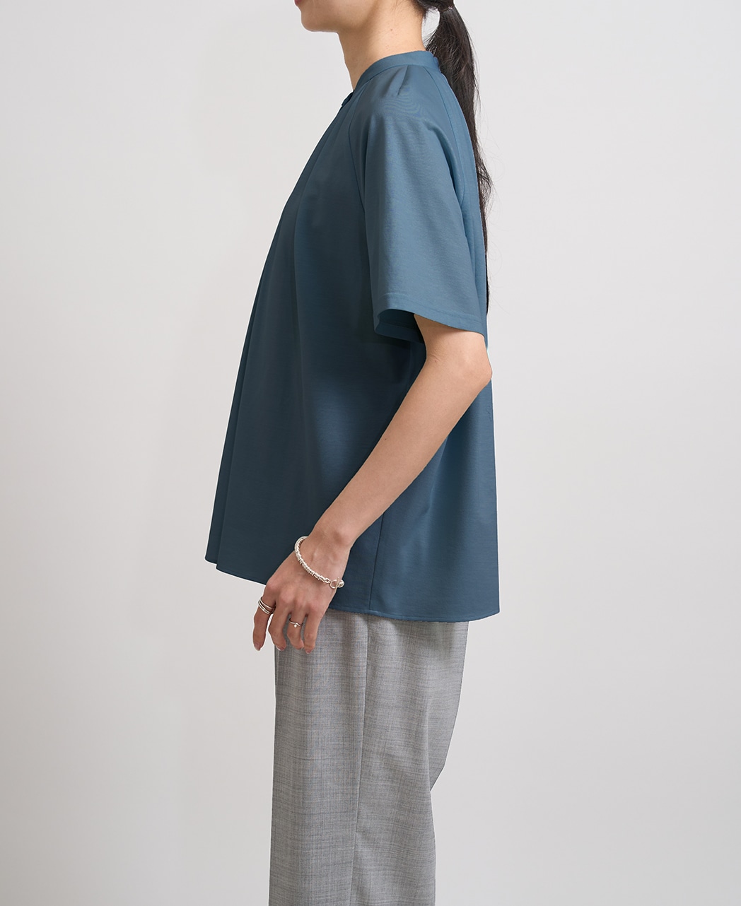 半袖シャツ / 4月下旬発送予定/スタンドタック / プルオーバー