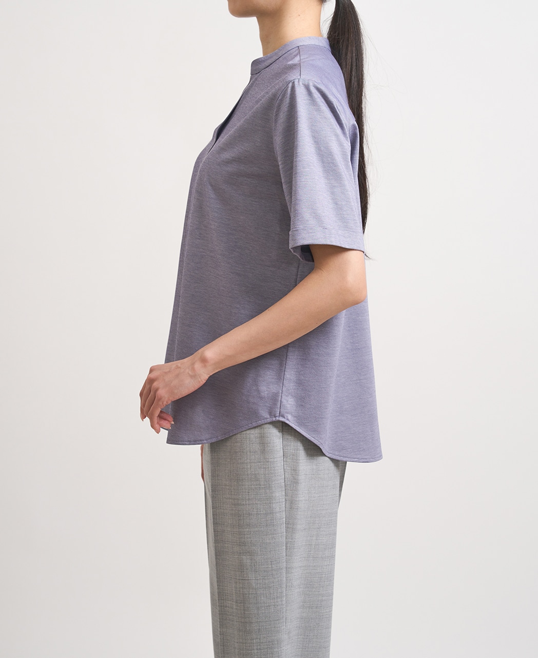 ブラウス / 5月中旬発送予定/半袖 / キーネック