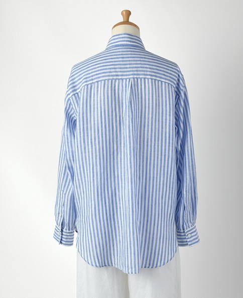 フリーサイズシャツ Freeサイズ ブルー系 レディース メーカーズシャツ鎌倉 公式通販 日本製ワイシャツ ニットシャツ ネクタイ ブラウス