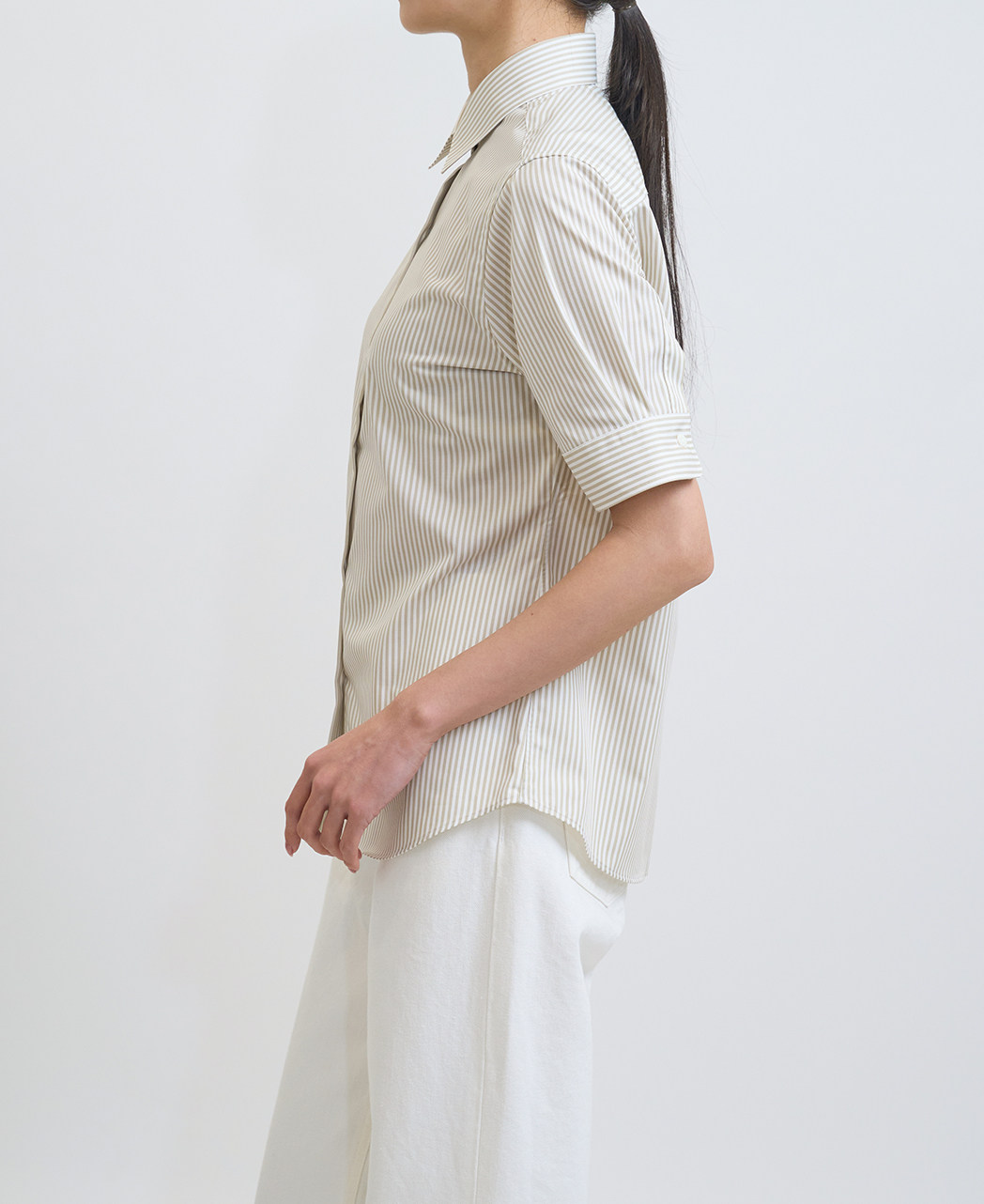 半袖シャツ / 3月下旬発送予定/ボックスプリーツ