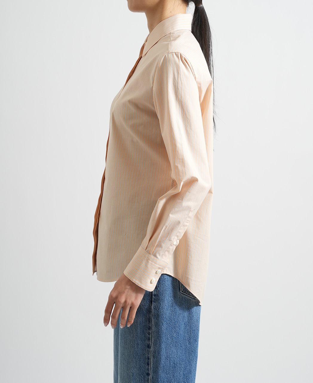 長袖ｼｬﾂ / 1月中旬発送予定/ｵｰｶﾞﾆｯｸｺｯﾄﾝ / 比翼