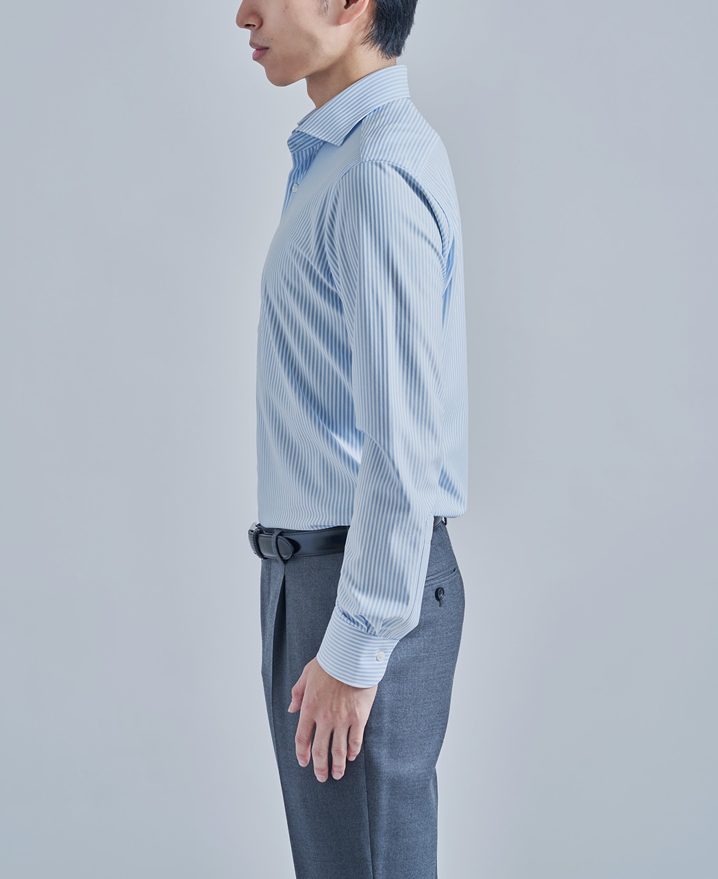 ストレッチシャツ/ハイゲージジャガード