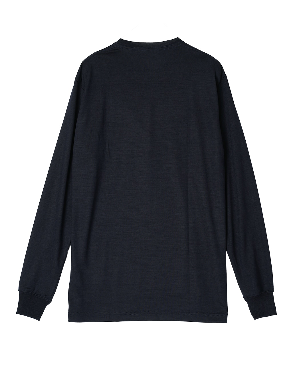 メリノウールTシャツ/ロングスリーブ  / ネイビー系