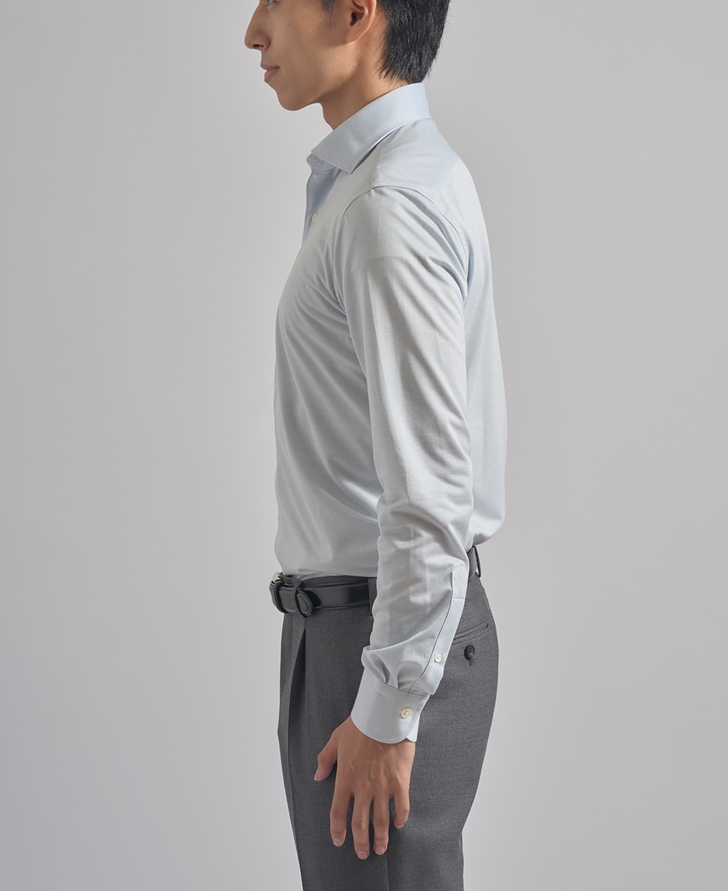 ストレッチシャツ/ハイゲージピケ