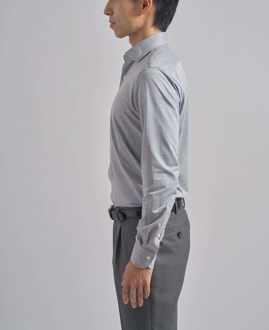 ストレッチシャツ/ハイゲージピケ