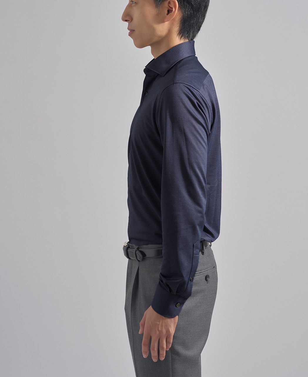 ストレッチシャツ/ハイゲージピケ