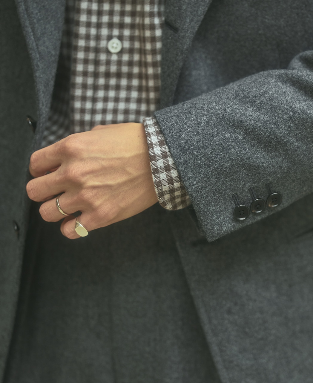 ストレッチシャツ/ニットフランネル