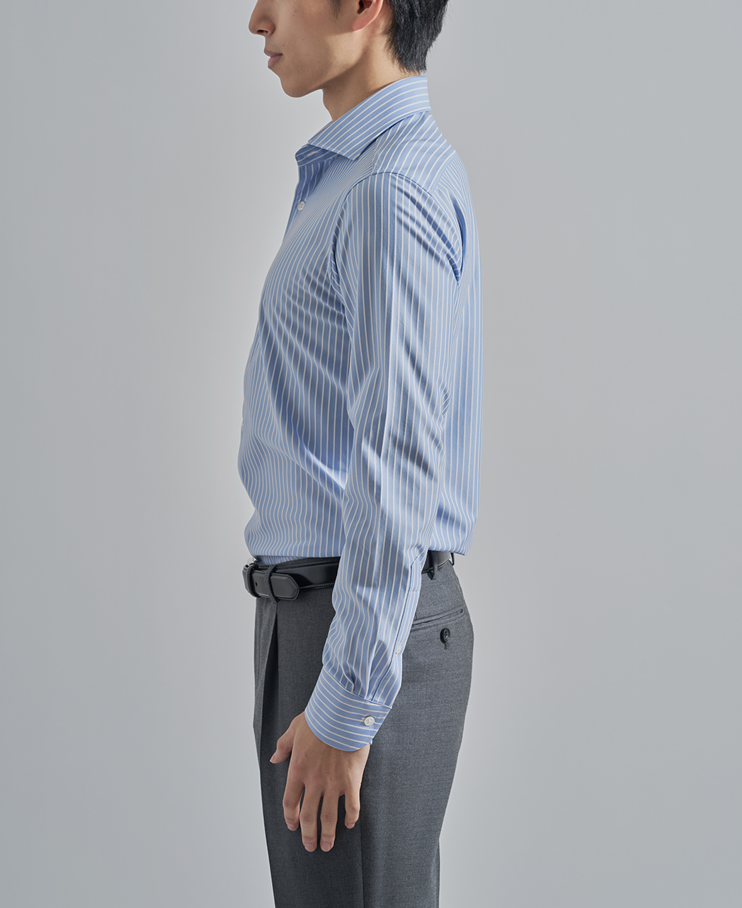 ストレッチシャツ/ハイゲージジャガード