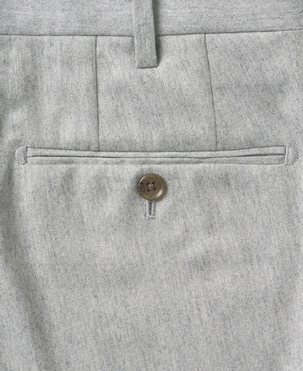 ウールスラックス（ノータック）/フランネル/ライトグレー系