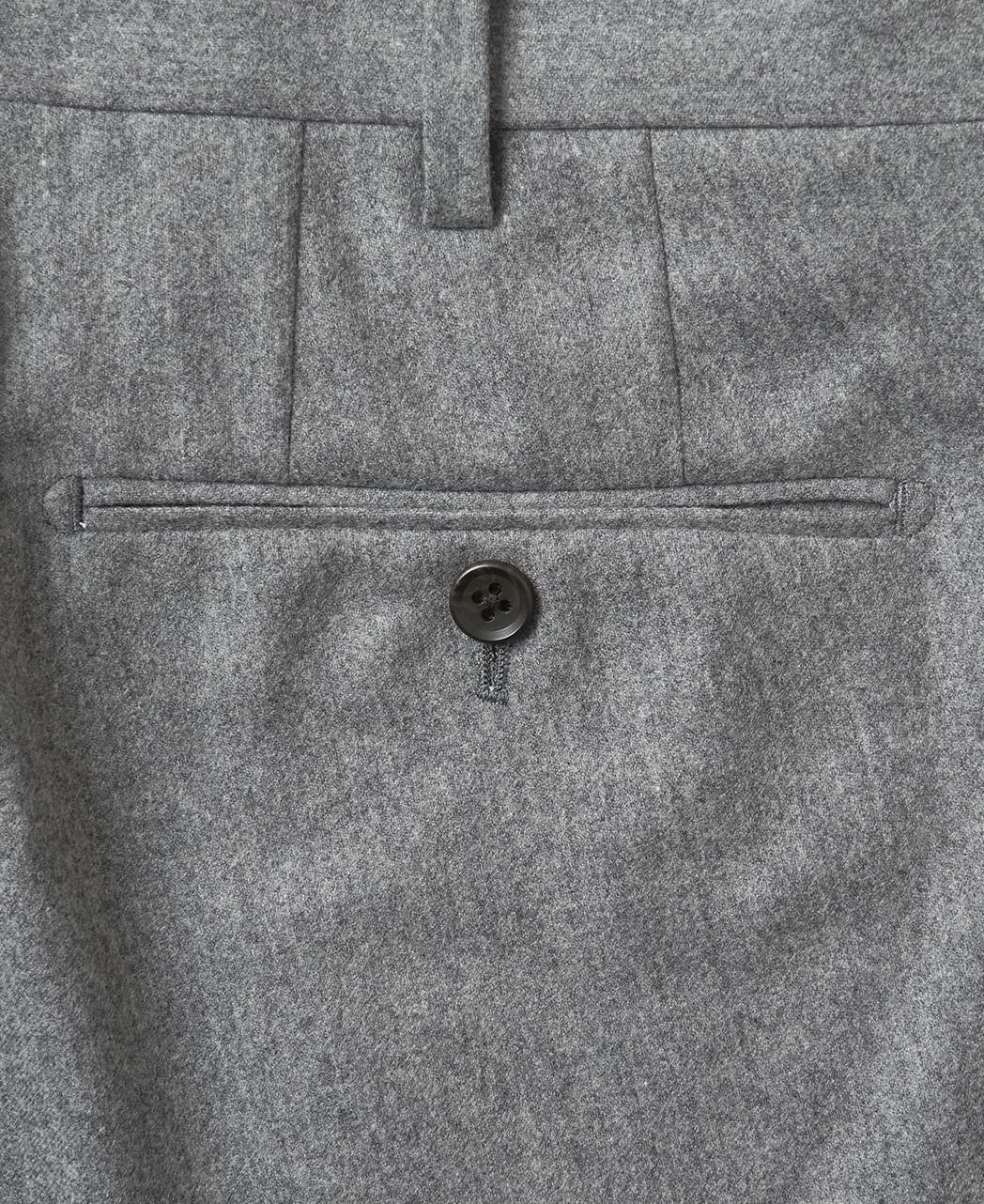 ウールスラックス（ノータック）/フランネル/グレー系