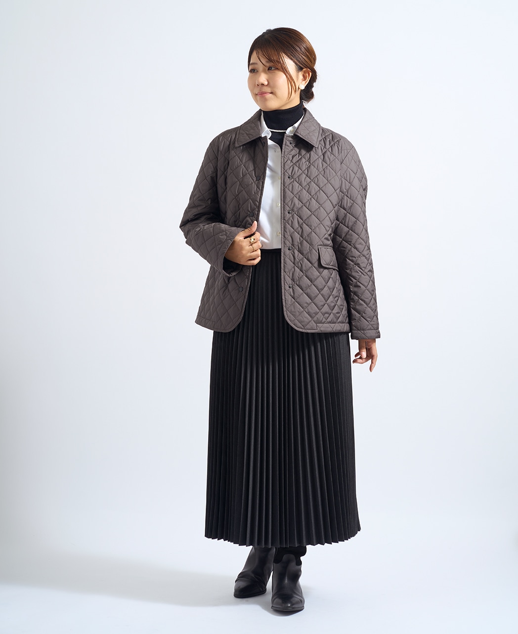 キルティングショートコート / 11月上旬発送予定/DICROS