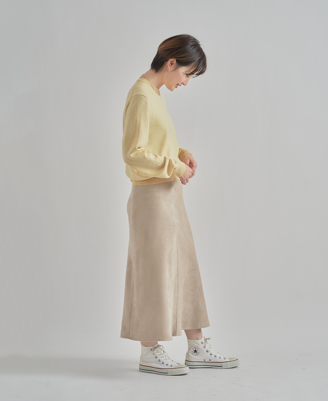 セーター/ボタニカルダイ / チューリップ