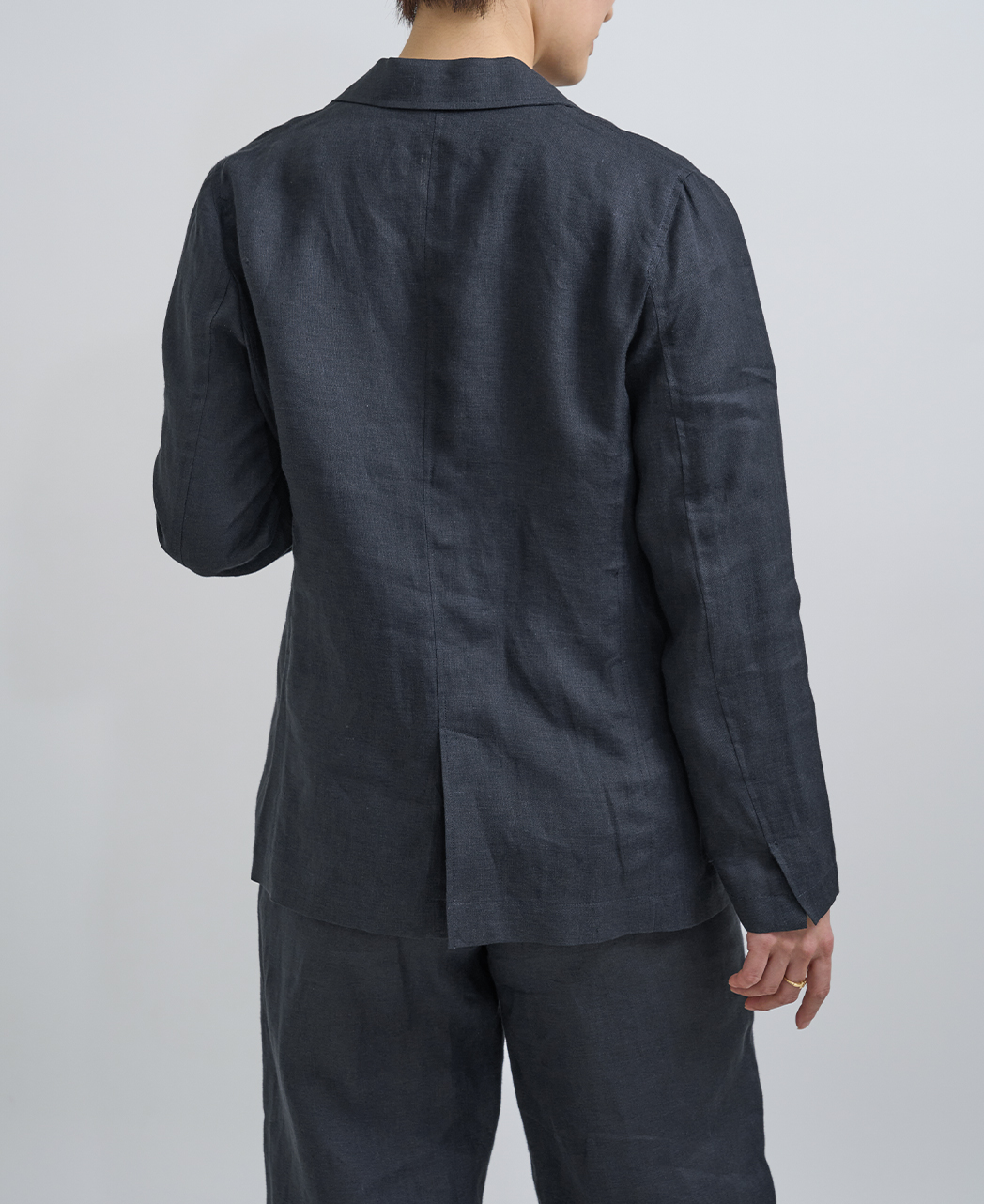 テーラードジャケット/リネン / セットアップ可能