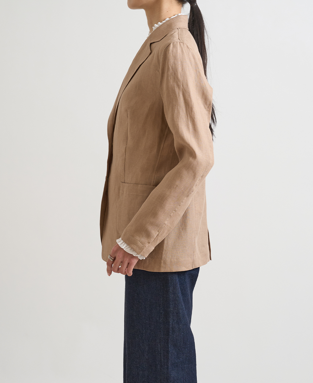 テーラードジャケット / 4月上旬発送予定/リネン