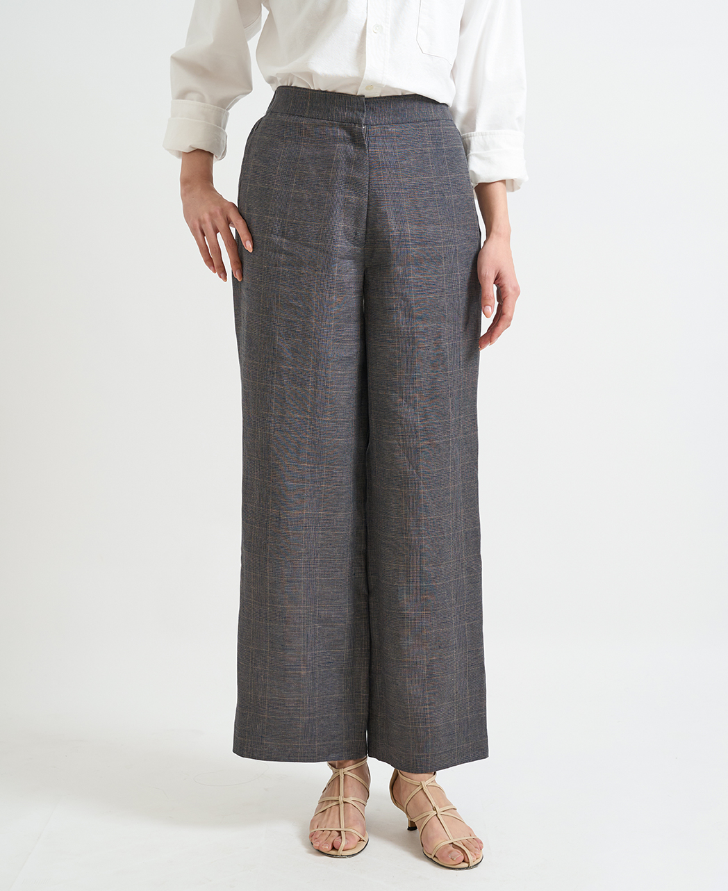 ワイドパンツ / 4月上旬発送予定/リネン / セットアップ可能