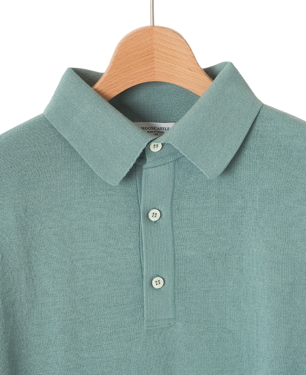 アイスコットンニットポロ/5月初旬頃発送予定/MOONCASTLE