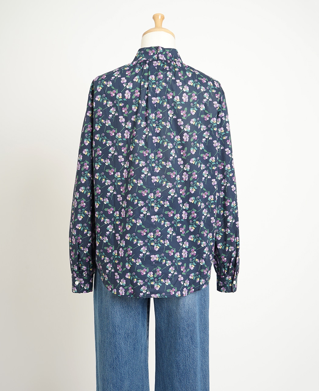 スタンドギャザーブラウス / 11月下旬頃発送予定/リバティ・ファブリックス