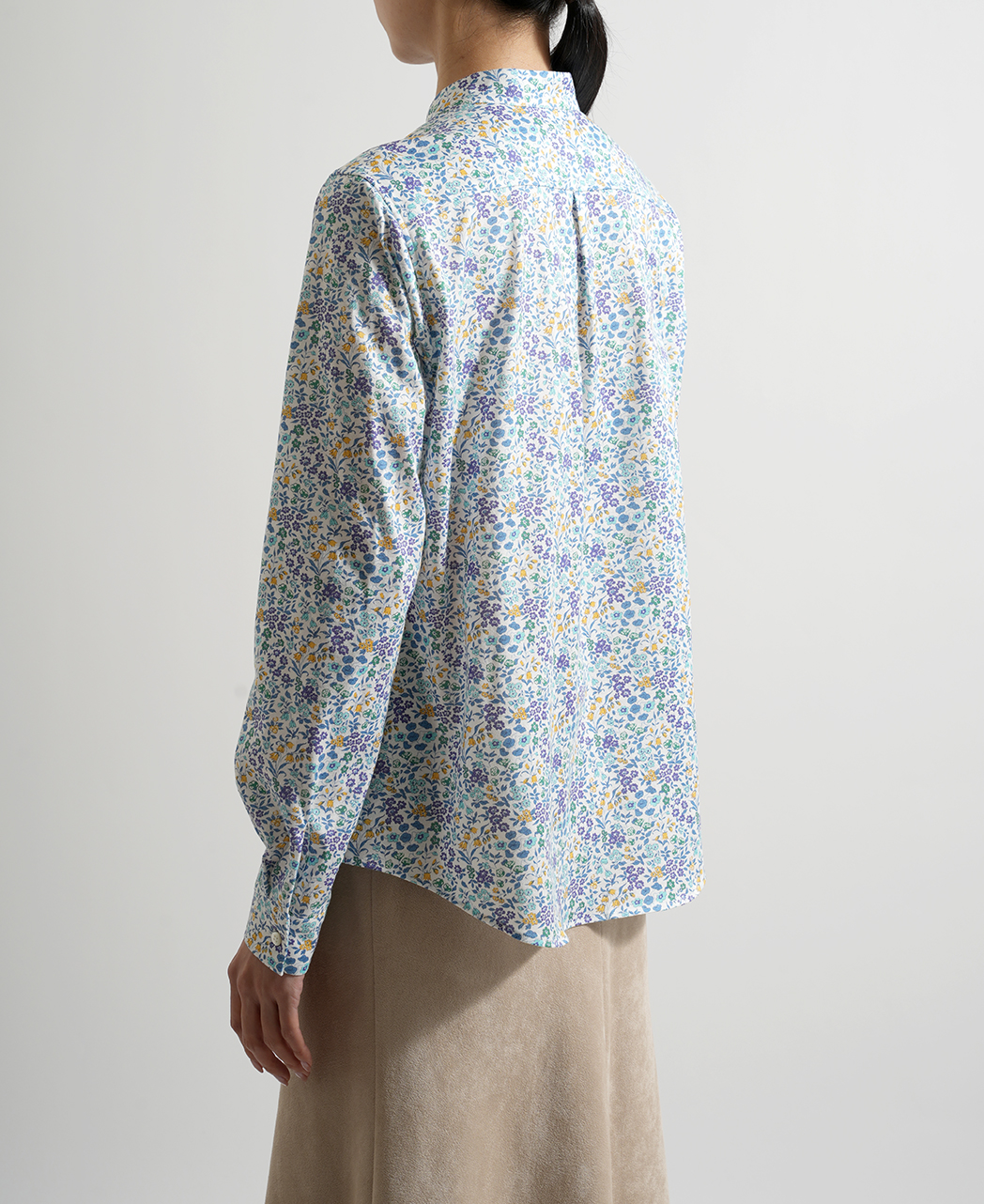 タックタイブラウス / 12月下旬発送予定/リバティ・ファブリックス