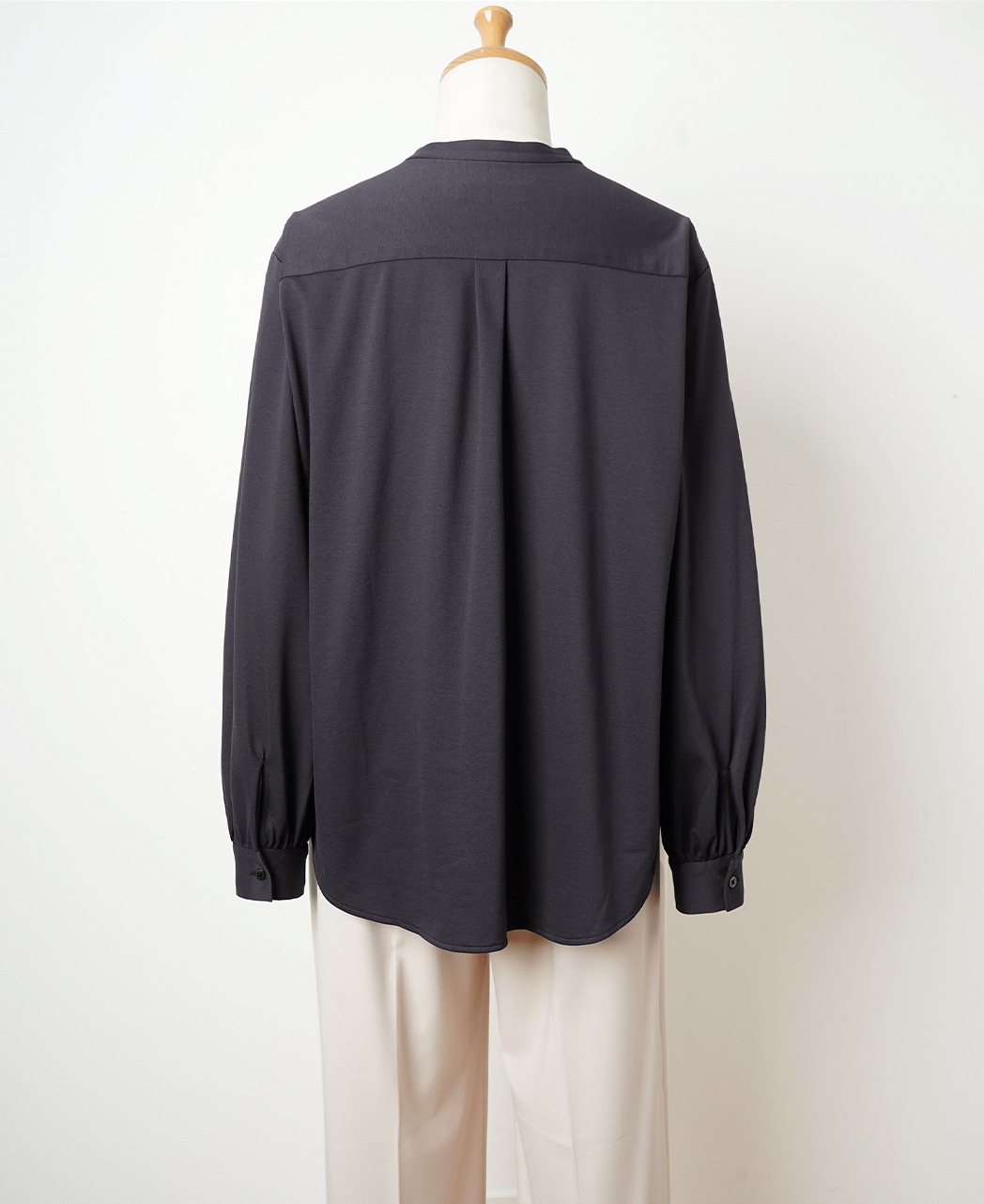 キーネックブラウス / 9月下旬発送予定/J-TECH STRETCH