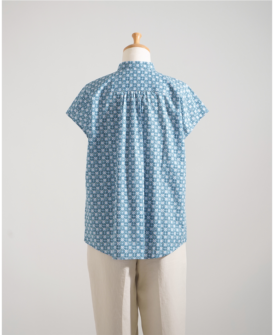 半袖ブラウス / 6月下旬発送予定/ボウタイ