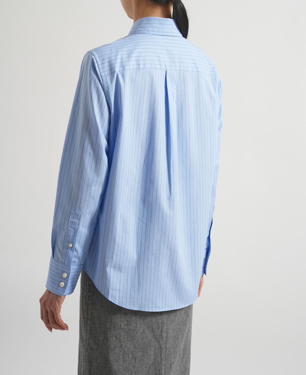 長袖シャツ / 1月中旬発送予定/オーガニックコットン / 比翼