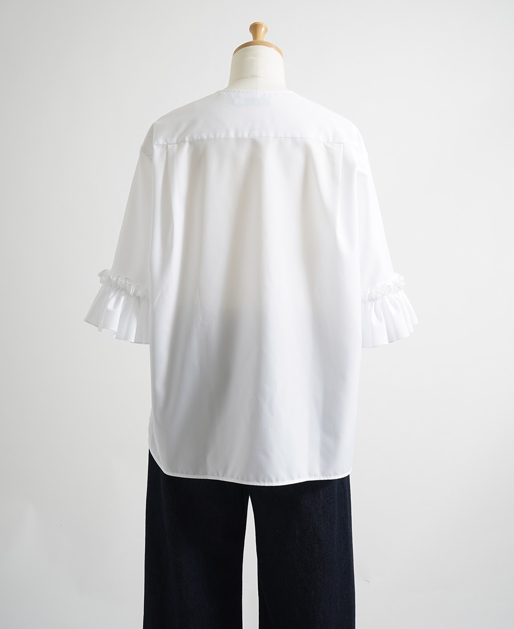 半袖シャツ / 5月下旬発送予定/袖フリル / フリーサイズ