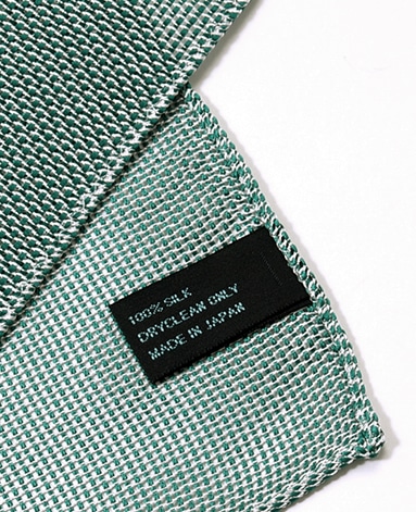 シルクポケットチーフ/フレスコ織り Made in Japan