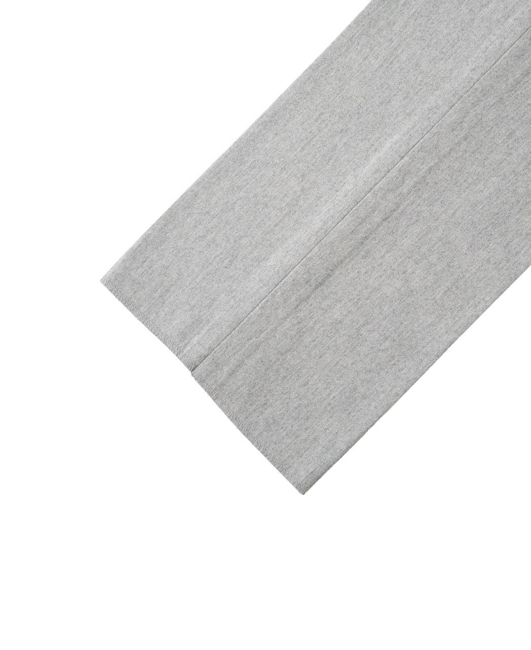 ウールスラックス（ノータック）/フランネル/ライトグレー系