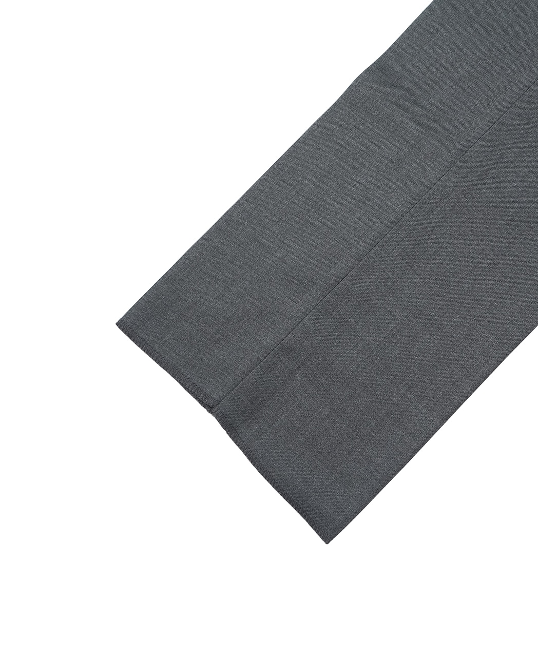 ウールスラックス(ノータック)/TECHWOOL/ライトグレー系