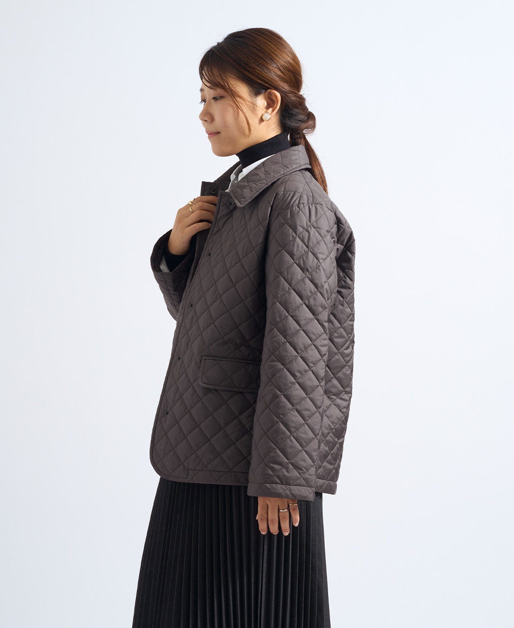 キルティングショートコート / 11月上旬発送予定/DICROS